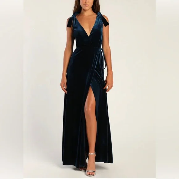 knee length dresses for ladies Nookie Leonie Halter Maxi Dress - Dark Teal